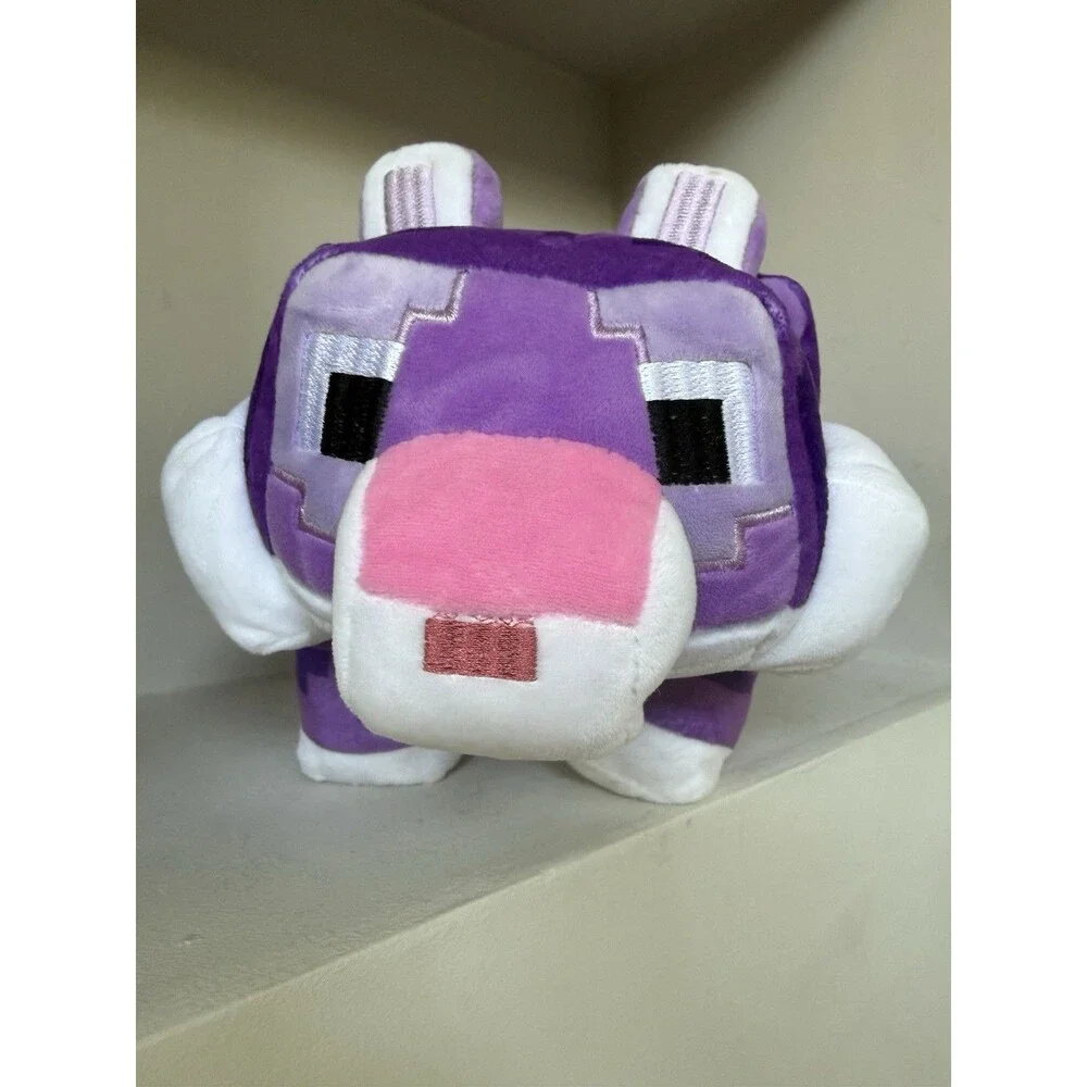 Minecraft Legends Purple Tiger Pillow Plush Buddy Mfg 22